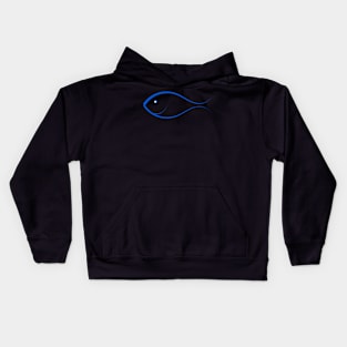 Fish line Kids Hoodie